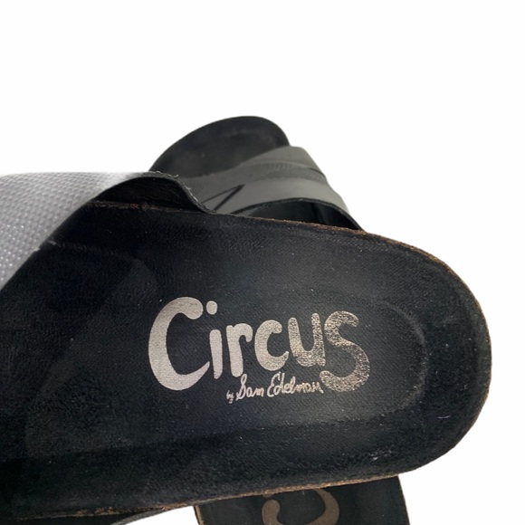 Circus by Sam Edelman Black Slide On Sandal Sz 8 - Picture 5 of 7